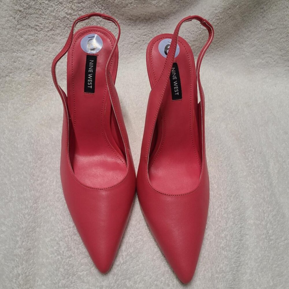 NWOB - Nine West Women's Feather Pump - Genuine Leather - Size 9 - GAWJUS!!! - Picture 3 of 5